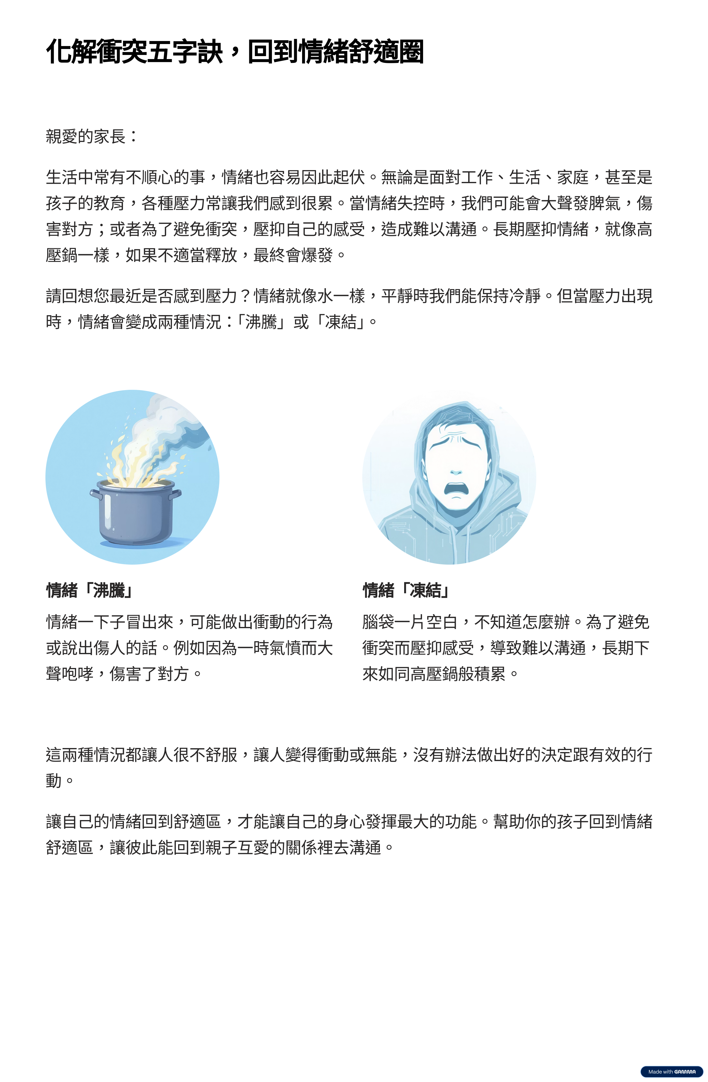 化解衝突五字訣2